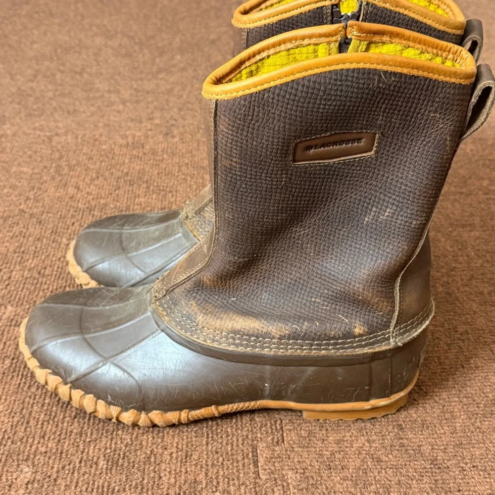 Lacrosse Mesquite 10 Mens Brown 200G Thinsulate Insulated Duck Boots Size 11